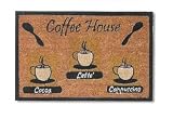 COFFEE cup COIR mug WELCOME MAT door DECOR doormat NEW