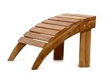 Chinese Oak Wood Outdoor Patio Ottoman