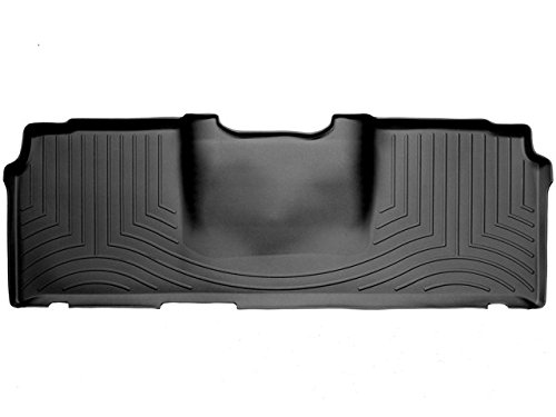 WeatherTech Floorliners, Rear, Black, Dodge Ram Mega Cab 2006 - 2008 (440123)