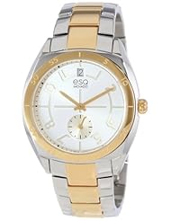 ESQ Movado Womens 07101437 Origin Two-Tone Stainless Steel Case Bracelet Silver-Toned Dial Watch