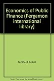 Economics of public finance