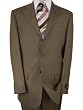 Italian Taupe Brown Mens Suits Merino Wool 150s Hand Tailored Suit Complete with Jacket and Pants Comfortable for Year Round Use