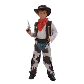 Cowboy Fancy Dress Costume Age 7-9