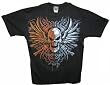 Chromatic Flight Skull T-Shirt by Liquid Blue 100% Cotton Teens & Adults Shirt