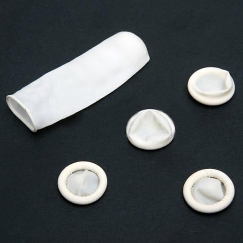 300x Protective Latex Bonding Tissue Finger Cots MEDIUM