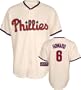 MLB Youth Philadelphia Phillies Ryan Howard Ivory Alternate Short Sleeve 6 Button Synthetic Replica Baseball Jersey Spring 2011  (Ivory, Large)