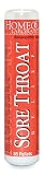 Homeocare Labs Sore Throat Relief, 0.3 ounces Tubes (Pack of 2)
