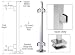 CRL Polished Stainless 36 Steel Square Glass Clamp 90 Degree Corner Square Post Railing Kit by CR Laurence