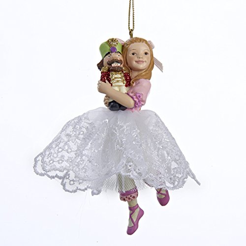 The Nutcracker Suite Clara Girl Holding Nutcracker Christmas Ornament