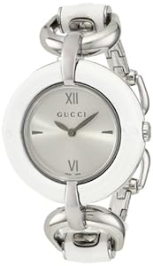 Gucci Women's YA132406 Bamboo Iconic White Watch