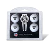 NFL Oakland Raiders 4 Golf Balls and Divot Tool