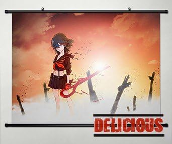Home Decor Japanese Anime Kill la Kill Matoi Ryuko Poster Wall Scroll Sexy Cosplay 17.7x23.6 Inches -P129003001