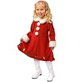 Kids' Little Miss Santa Costume - S/4-6x