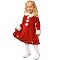 Kids' Little Miss Santa Costume - S/4-6x