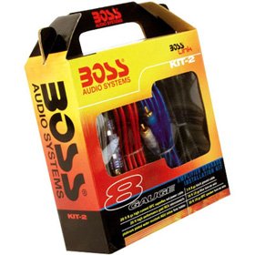 Boss Audio KIT-2 Complete 8 Gauge Amplifier Installation Kit
