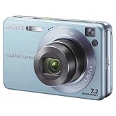 SONY デジタルカメラ Cybershot (720万画素/光学x4/デジタルx8/ブルー) DSC-W120 L