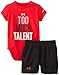 Under Armour Baby-Girls Newborn Nb Too Much Talent Short Set
