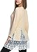 Zeagoo Women's Trendy Long Sleeve Scoop Collar Floral Lace Splicing Blouse Tops