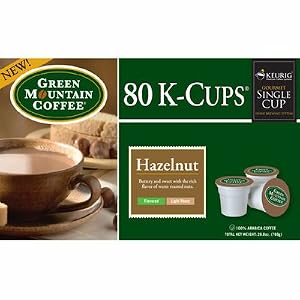 Keurig Green Mountain Coffee Hazelnut K-Cups - 80 pk. by Keurig