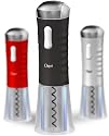 Ozeri Nouveaux Cordless Electric Wine Opener with Free Foil Cutter, in Black, Red or Silver -- Ultimate Wine Gift On Sale with Free Super Saver Shipping