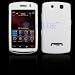White Solid Silicone Skin Snap-On Cover Case Cell Phone Protector for BlackBerry 9500 Storm 9530 Thunder [Beyond Cell Packaging]