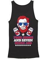 Four Score and Seven Beers Ago Tank Top - America Tank Top - USA Party Tank Top