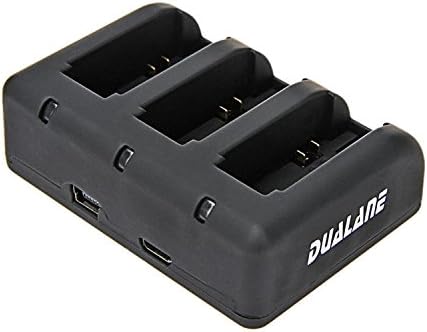 Power Battery (2-Pack)+ Triple 3-Channel Charger Dock Kit for GoPro Hero 4 HERO4 and Go Pro AHDBT-401 AHBBP-401