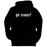 Got Mooses? Animals Mens Hoodie (Black, Sizes X-Small - XXX-Large)