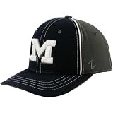 Zephyr Michigan Wolverines Two-tone Slate Fitted Hat