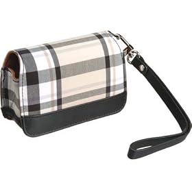 Olympus CASE LEATHER CTTN PLAID CREAM by Olympus