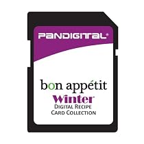 Pandigital SD Card with Bon Appetit Winter Recipe Collection