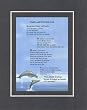 Touching and Heartfelt Poem for Daughters - Daddy and His Little Girl Poem on 11 x 14 Double Beveled Matting