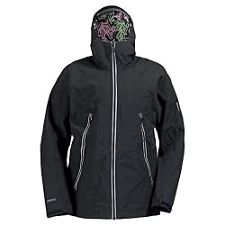 BURTON Men's AK 3L Hover Snowboard Ski Jacket Black Size Medium