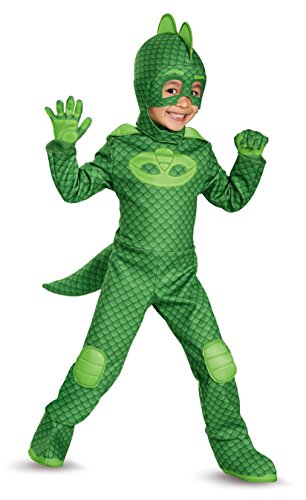 Disguise Gekko Deluxe Toddler PJ Masks Costume, Large/4-6