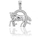 Bling Jewelry Sterling Silver Running Horse Equestrian Pendant [Jewelry]