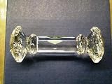 CRYSTAL KNIFE RESTS - SET OF 6 CRYSTAL DUMBEL KNIFE RESTS