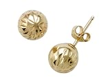 14k Yellow Gold 6mm Ball Earrings in 14k Yellow Gold