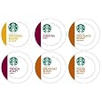 18 Pack K-Cup Starbucks Variety Pack for Keurig Brewers - Starbucks Veranda Blend, Starbucks Breakfast Blend, Starbucks House Blend, Starbucks Pike Pl
