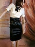 $5395 New DOLCE & GABBANA Black Cream French Dress 12 / 46