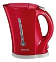 Severin WK 3486 Wasserkocher, rot-grau / 1,7 Liter Inhalt / 2200 W