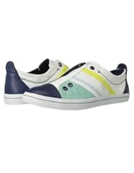 Coach Womens Adora Laceless Sneaker in Turquoise / Lime Size 8.5