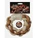 Rawhide Brand� 7" Root Beer Twists Braided Rawhide Ring for Dogs