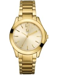 G by GUESS Womens Sleek Gold-tone Watch