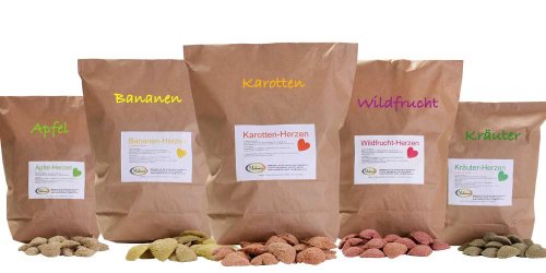 Makana Leckerli-Sortiment Snack für Tiere -5 Sorten 7,5 kg