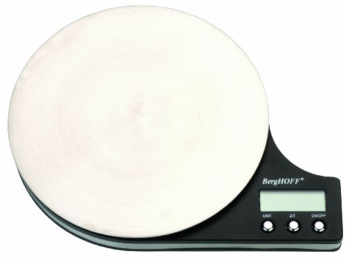 Berghoff 2003275 Studio Elektronische K&uuml;chenwaage Edelstahl Max-Gewicht: 5 kg