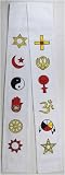 Interfaith Minister`s Stole white