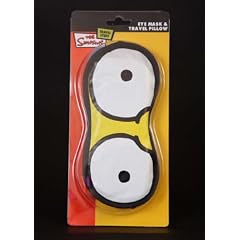 Die Simpsons Eye Mask & Travel Pillow