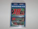 BOBBY LABONTE #18 Logo 2 Pack Metal Back Magnet Set