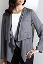 Autograph Essentials Open Front Drape Waterfall Jacket [T50-0235-S]
