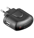 USB Power-Adapter, 230V -> 5V, 1000mA, schwarz